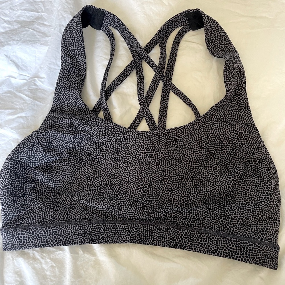 Lululemon strappy sports bra, size 2